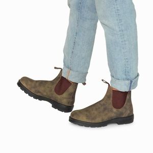 Blundstone 585 Rustic Brown Chelsea Boots Size 10.5 - Like New